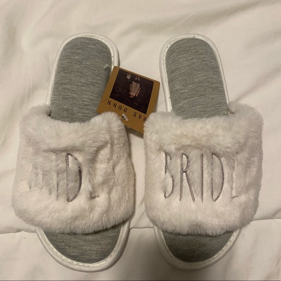 rae dunn bride slippers